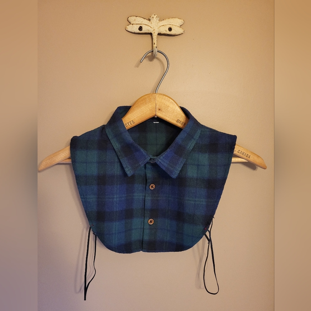Black watch flannel dickie.